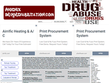 Tablet Screenshot of phoenixdrugrehabilitation.com